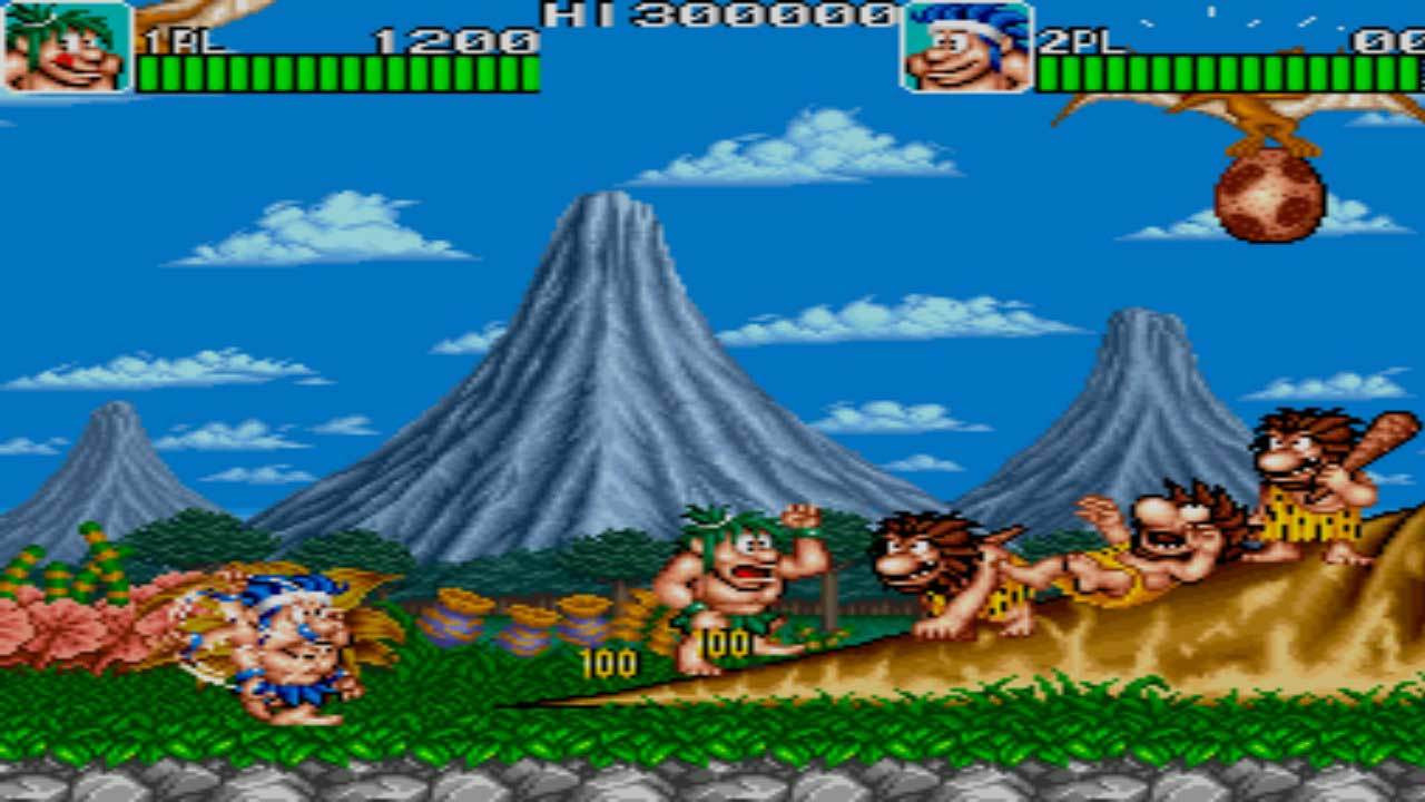 Johnny Turbo's Arcade Joe and Mac Caveman Ninja - кадр 1