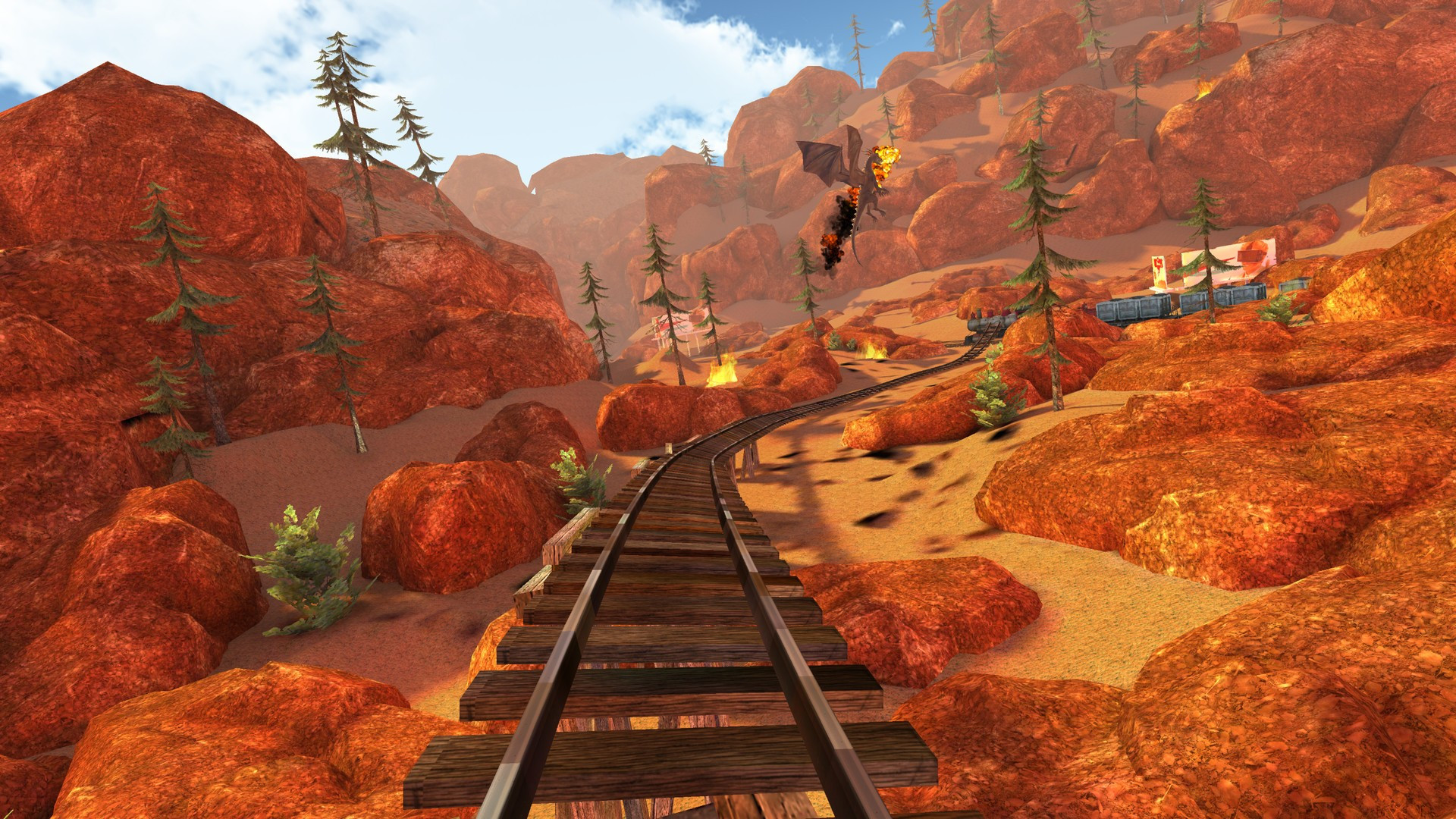 Dragon Roller Coaster VR - кадр 3