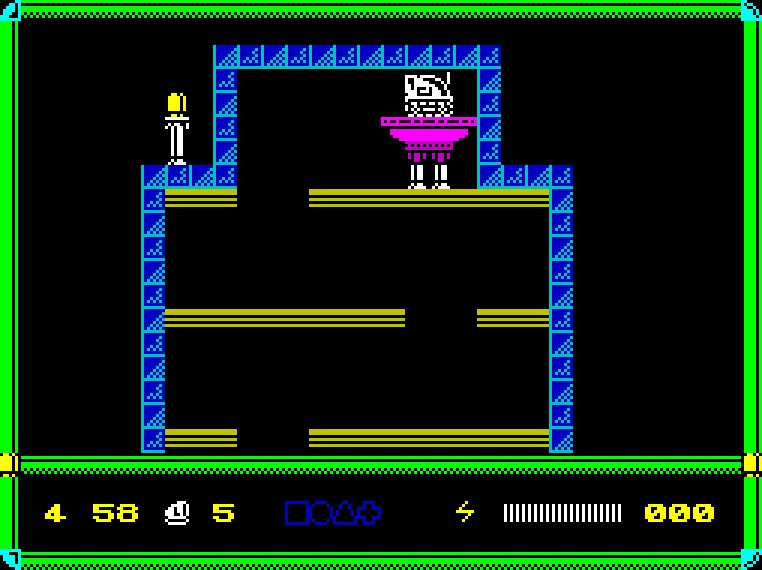 Robot 1 in... THE SHIP OF DOOM (ZX SPECTRUM) (itch) - кадр 2