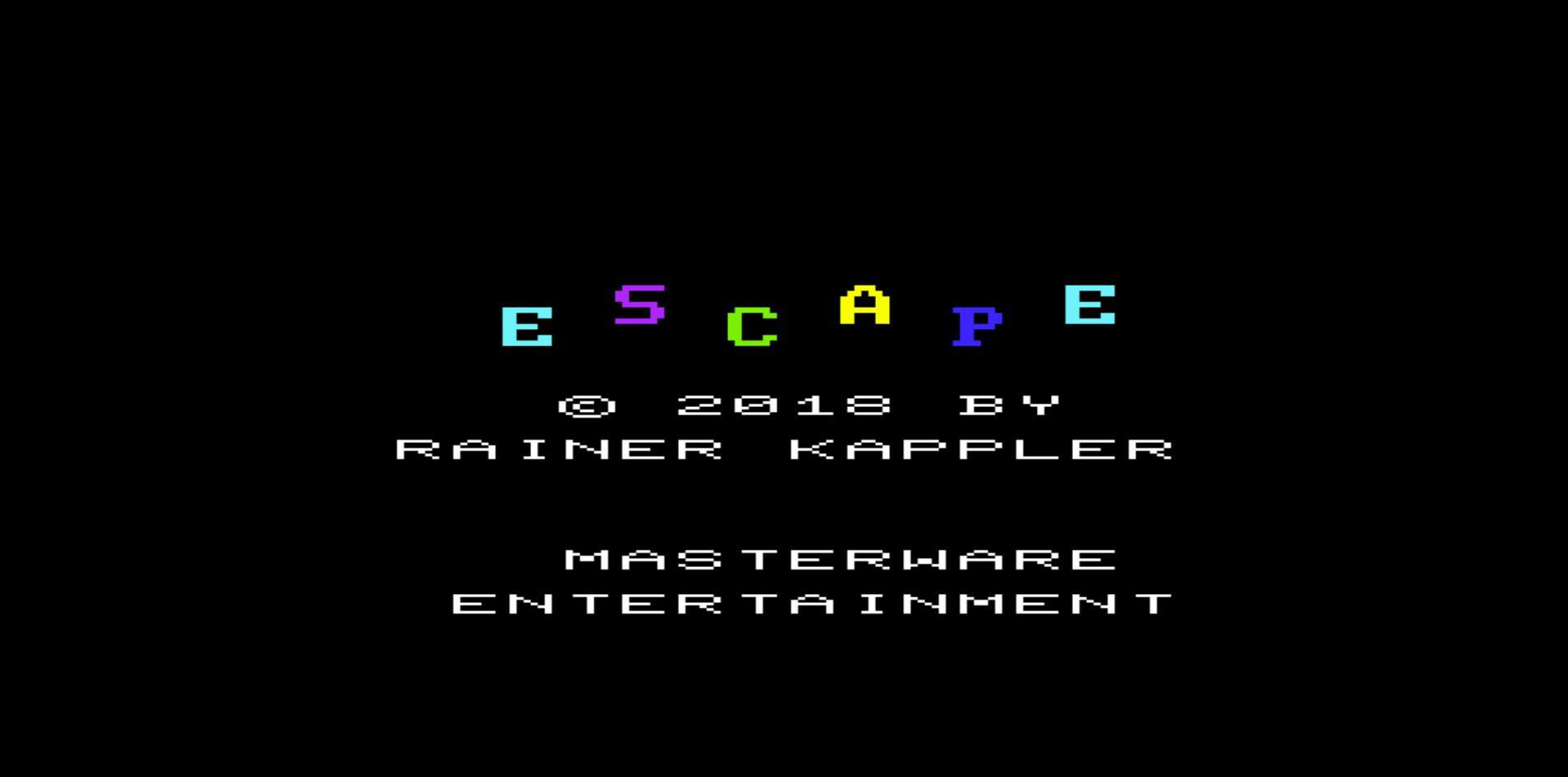 Escape - Commodore VIC-20 [FREE] (itch) - кадр 1