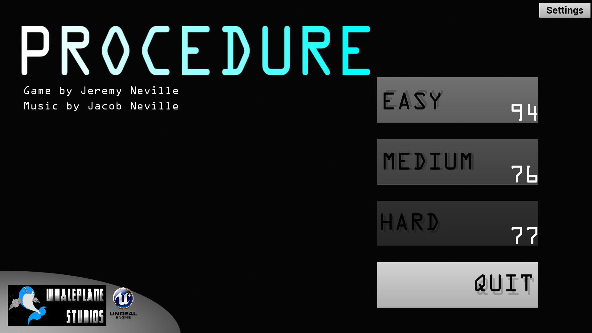 PROCEDURE (itch) (WhaleplaneStudios) - кадр 1