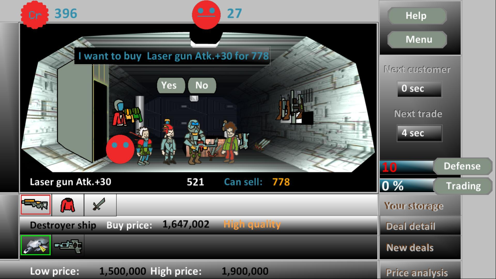 The Space barygan - space trading station sim (itch) - кадр 1