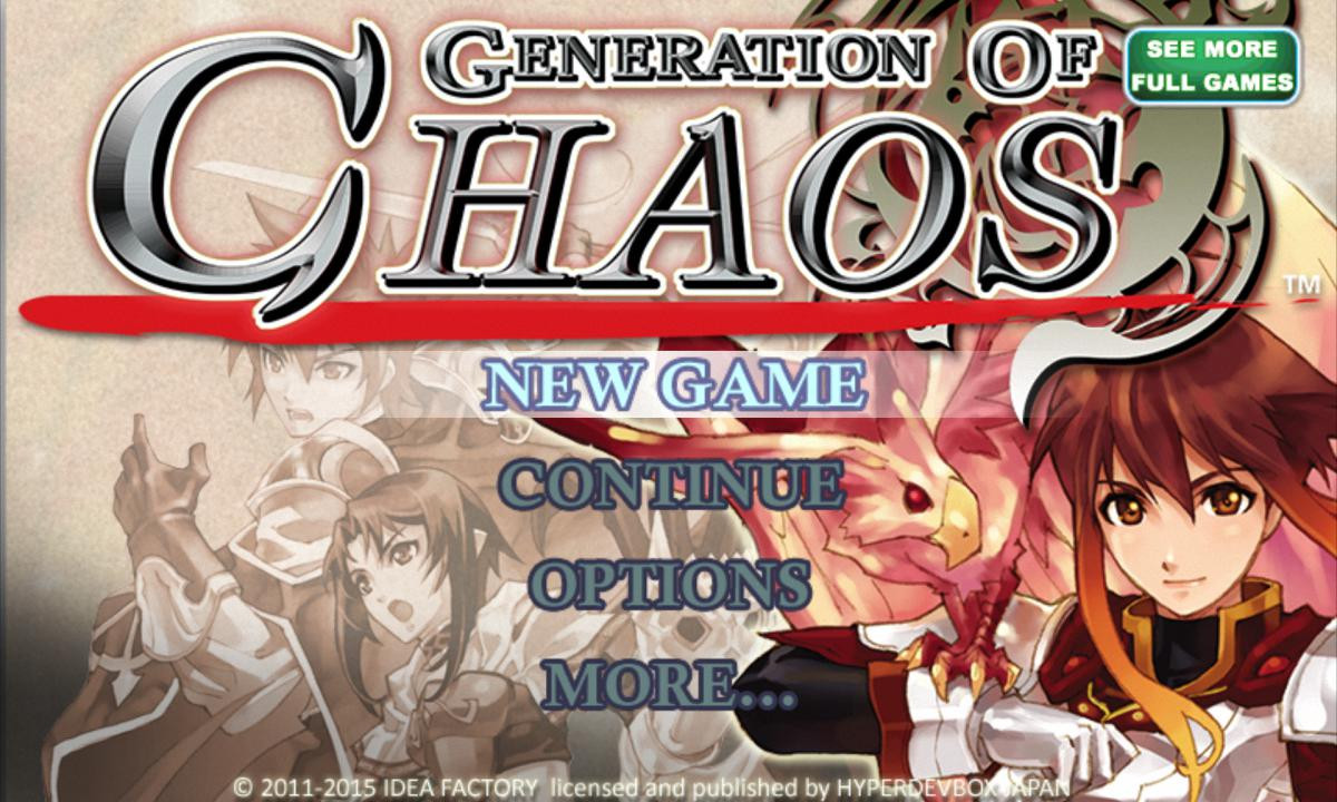 SRPG Generation of Chaos - кадр 9