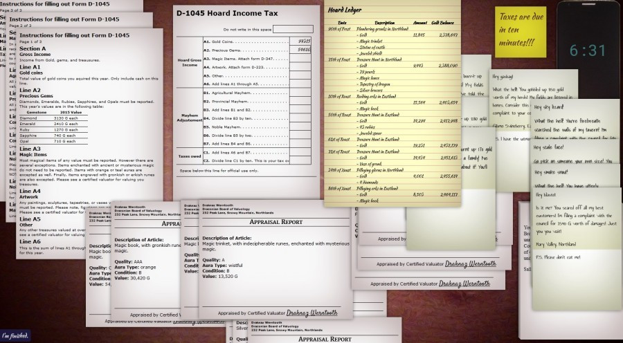 Dragon Tax Return Simulator 2015 (itch) - кадр 2