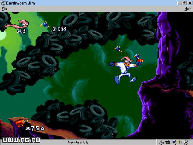 Earthworm Jim for Windows 95 - кадр 1