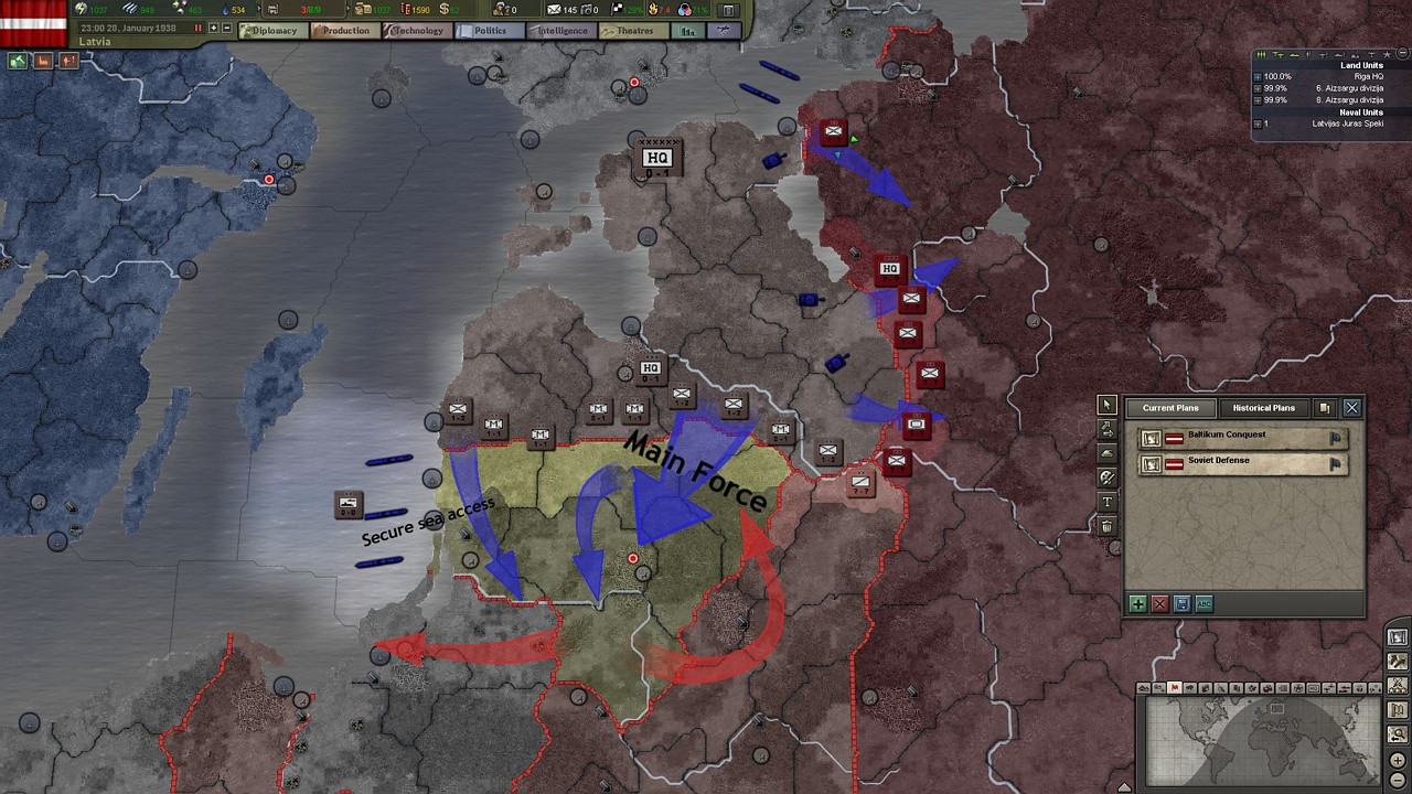 Hearts of Iron III: Their Finest Hour - кадр 6