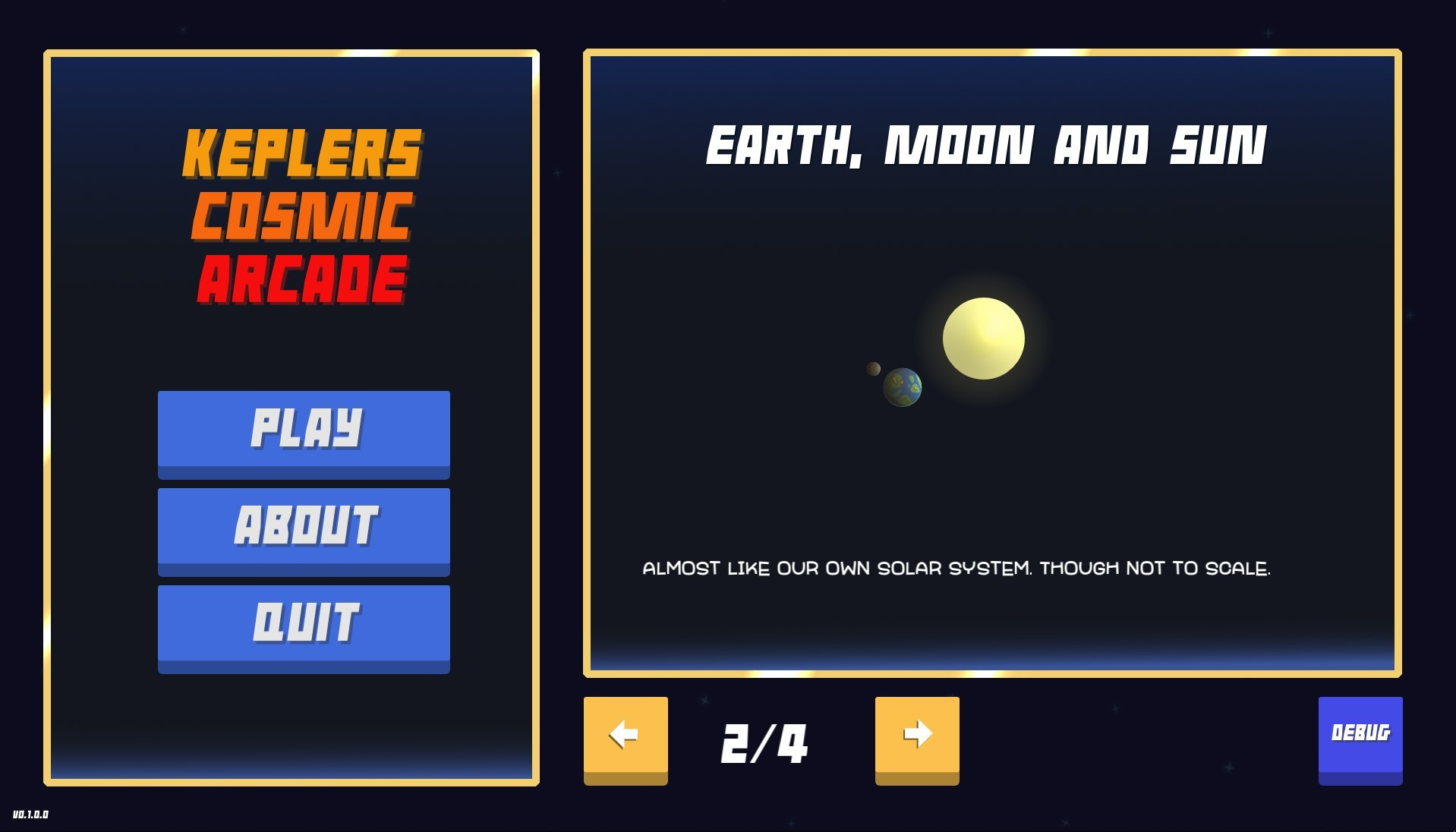 Keplers Cosmic Arcade (itch) - кадр 1
