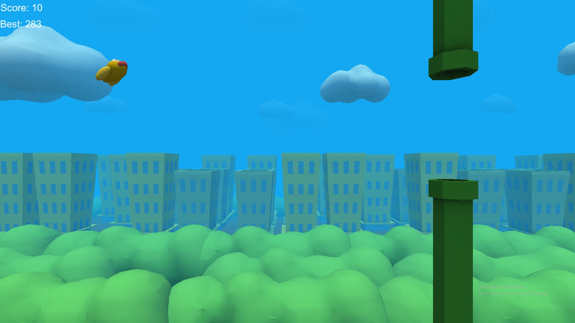 3D Flappy Bird <SUPER HARD> (itch) - кадр 2