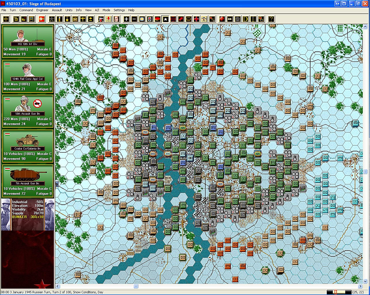 Panzer Campaigns: Budapest '45 - кадр 1