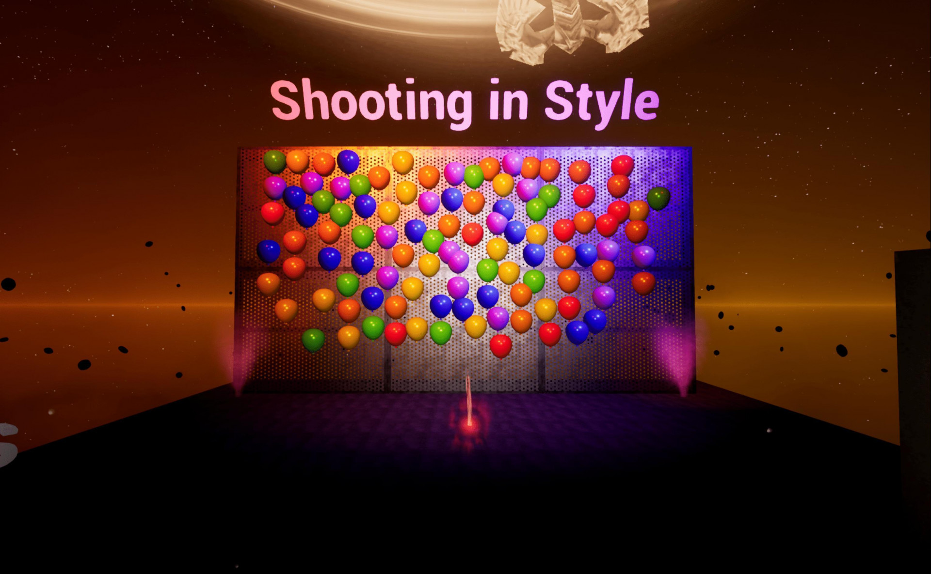 Shooting in Style - VR Game (itch) - кадр 1