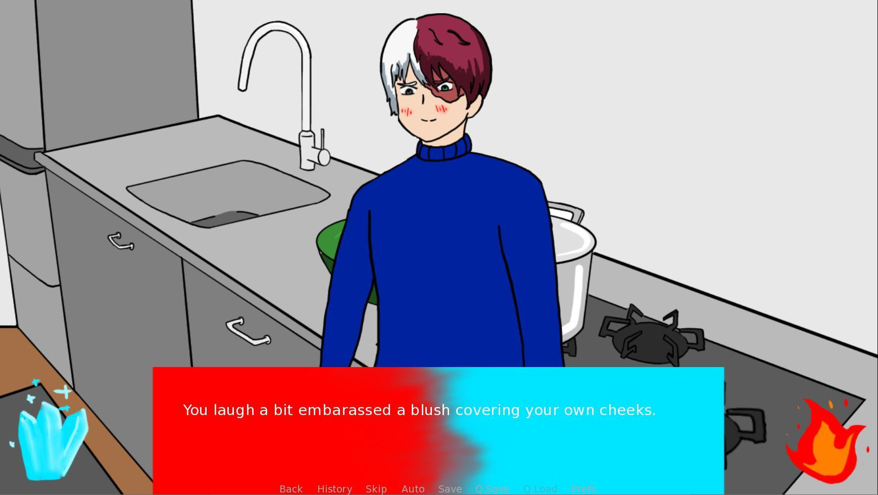 BNHA/MHA Todoroki Shoto Christmas Dating Sim (itch) - кадр 1