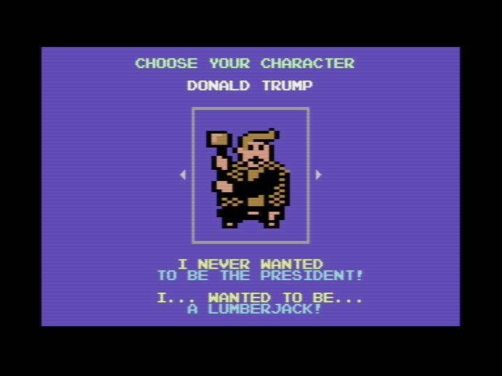 Lumberjack Deluxe Preview (C64 game) (itch) - кадр 1