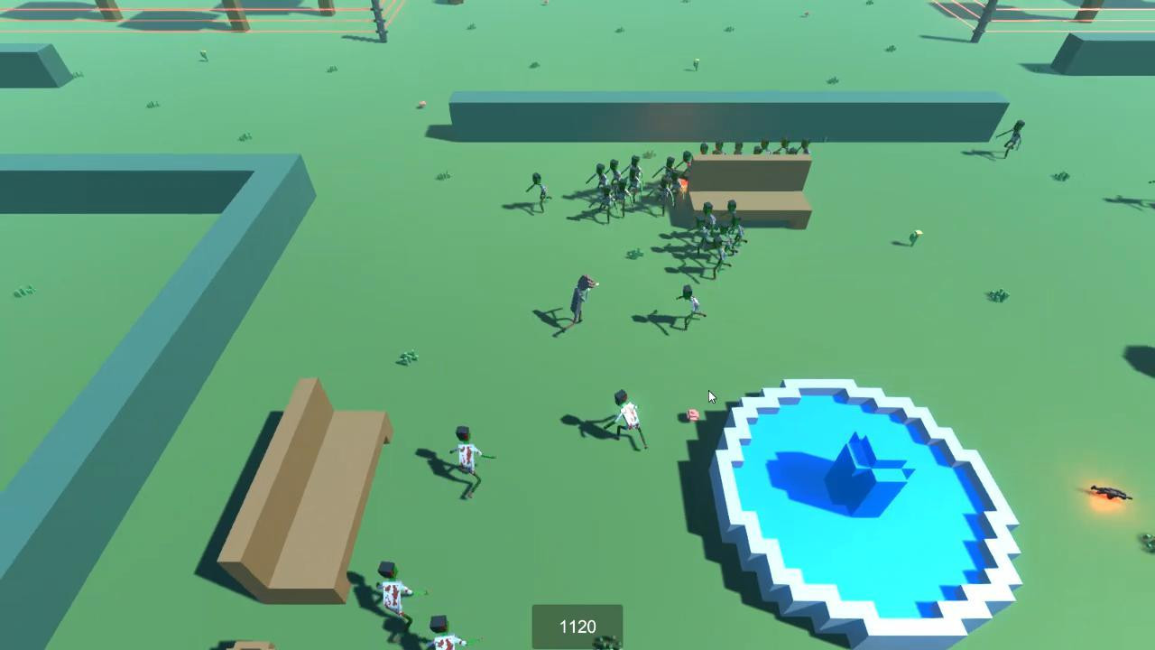 Voxel Zombies Survival (itch) - кадр 1