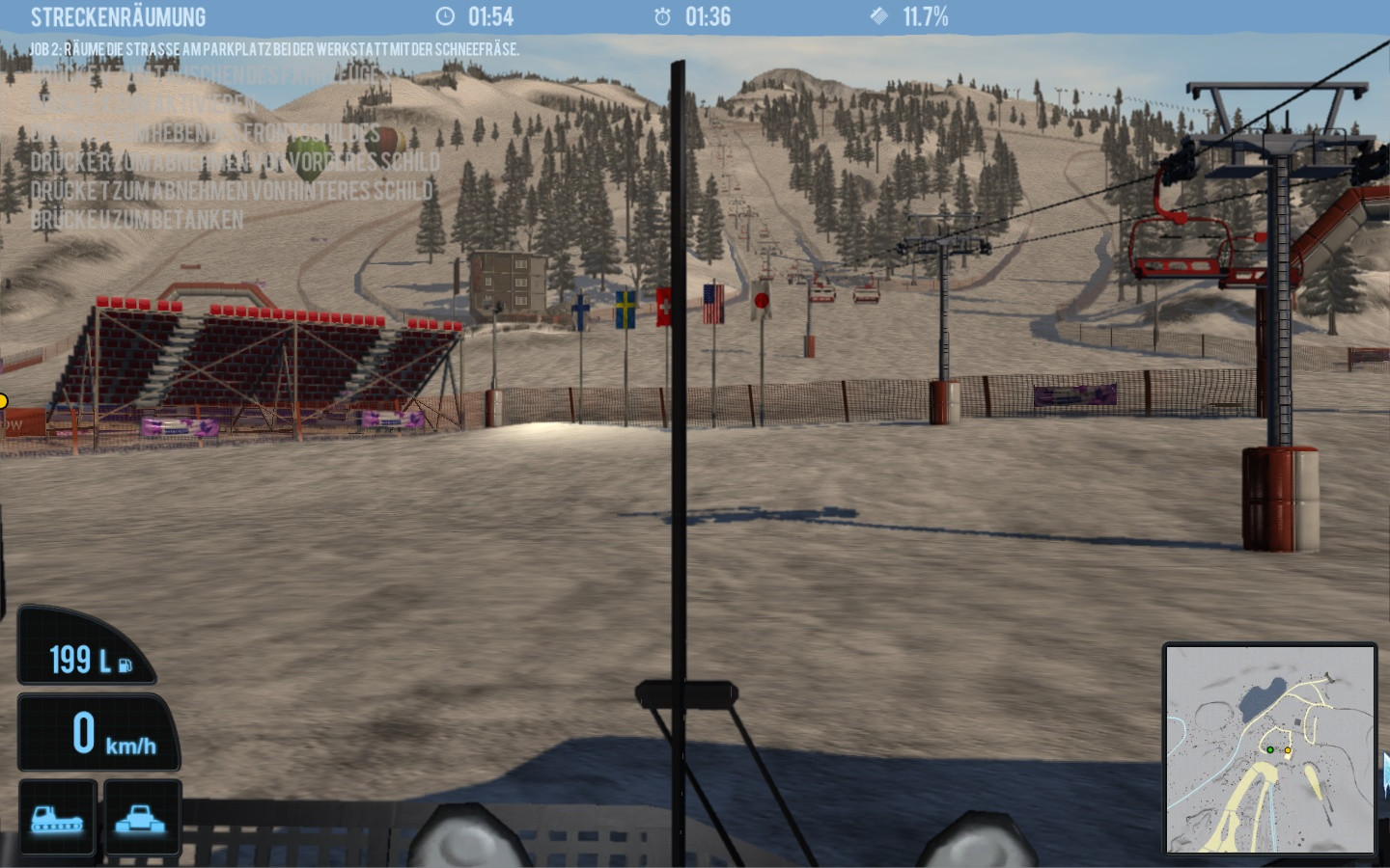Snowcat Simulator 2011 - кадр 4