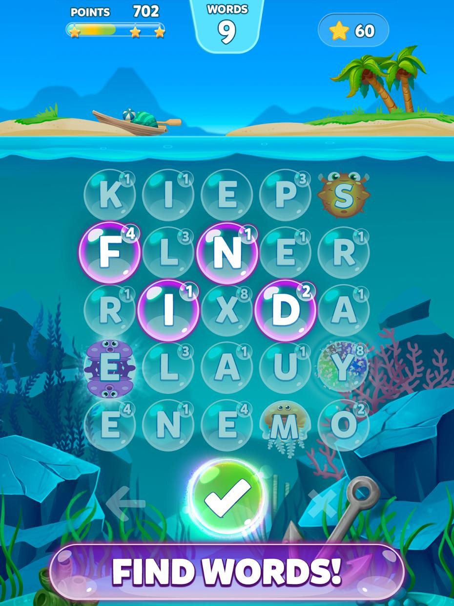 Bubble Words - Letter Search - кадр 1