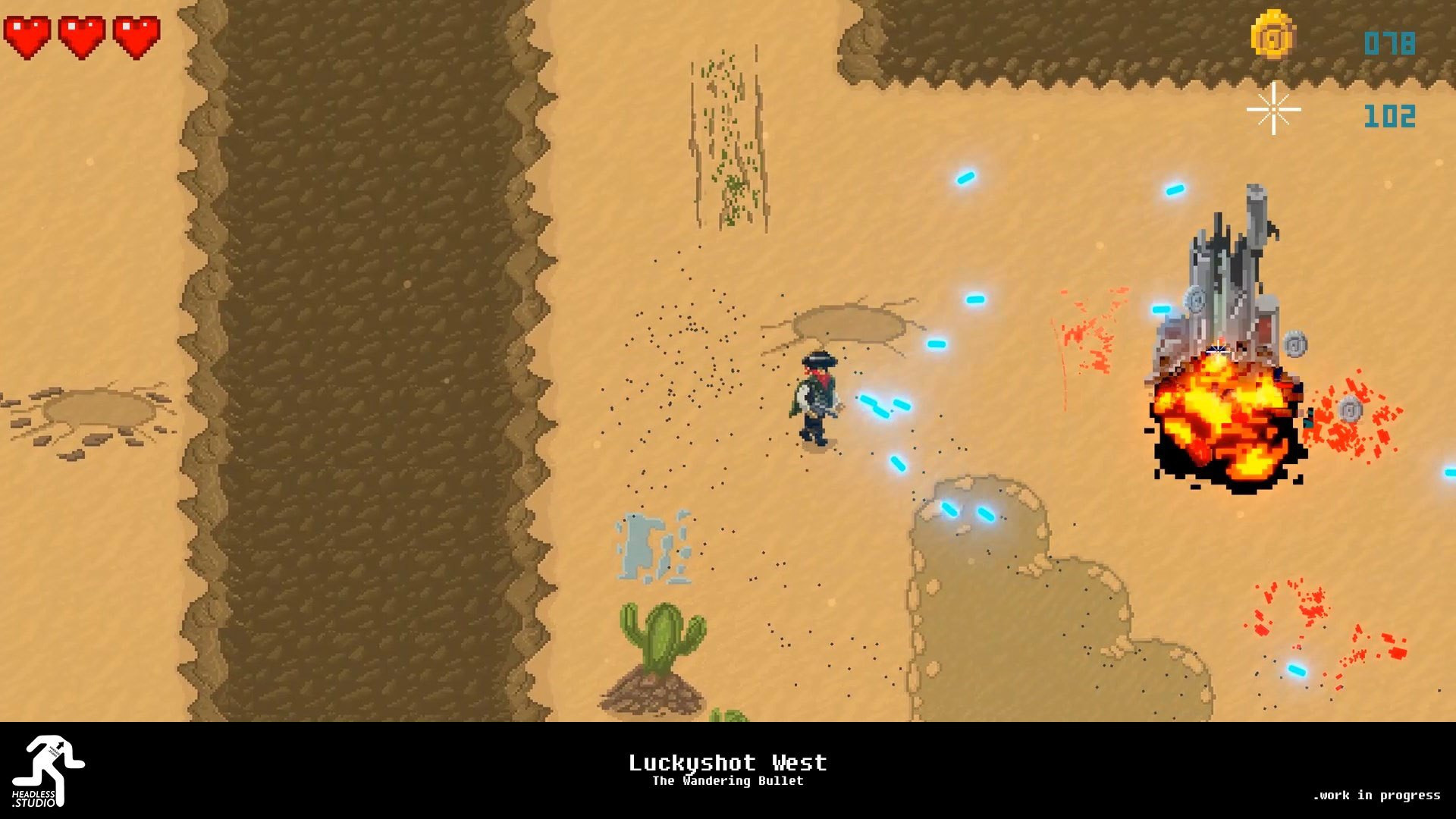 Luckyshot West - The Wandering Bullet (itch) - кадр 1