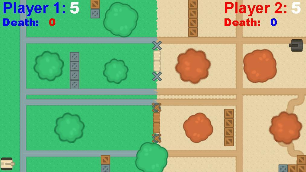 Tank Battle 1v1 (itch) - кадр 1