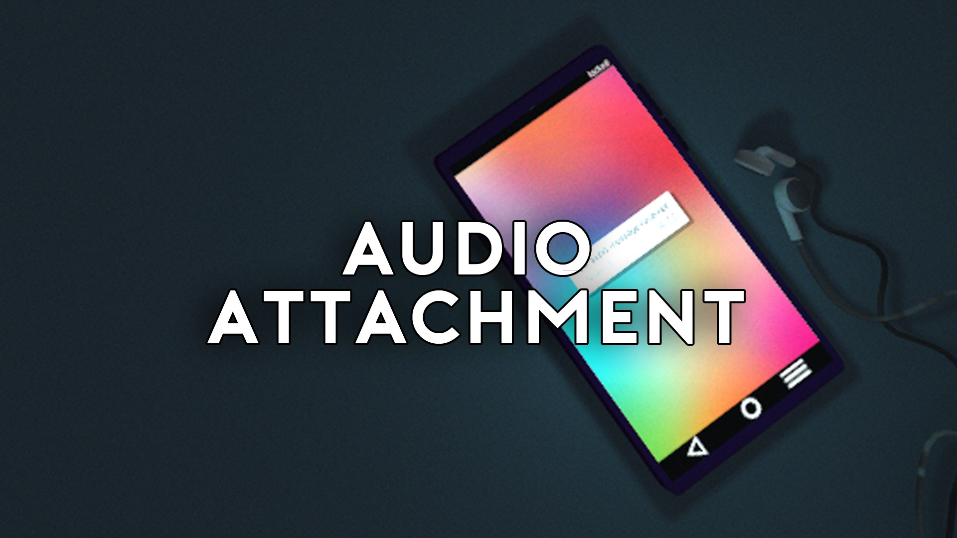 Audio Attachment Demo (itch) - кадр 1