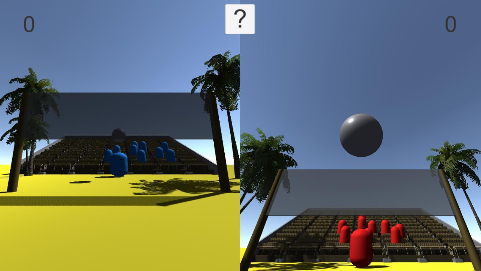 First Person Blobby Volley (itch) - кадр 2