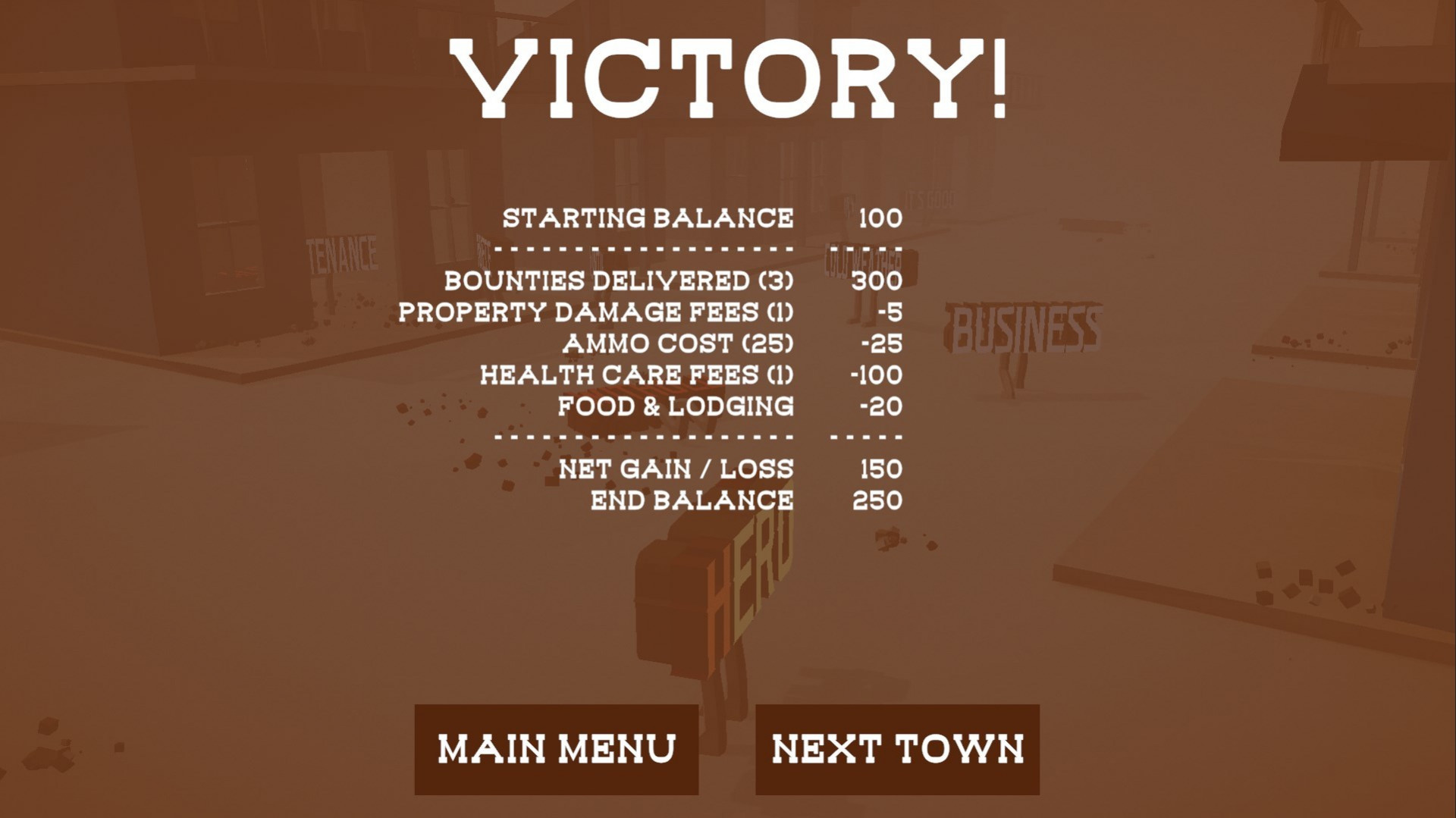 Tumbleweed Typo Hunter (itch) - кадр 3
