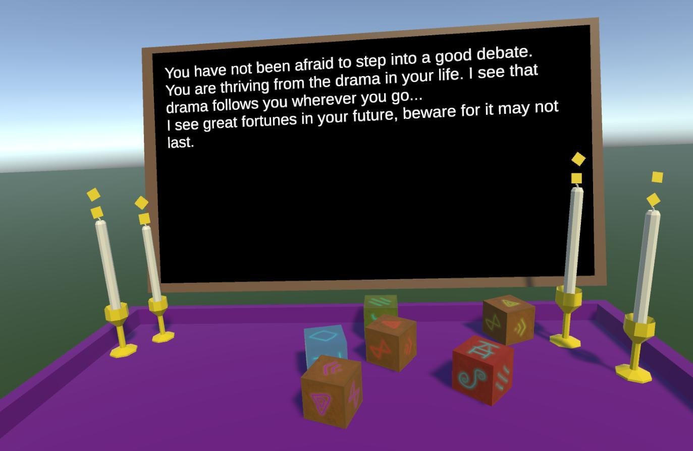 Spooky Fortune Telling Dice VR (itch) - кадр 1