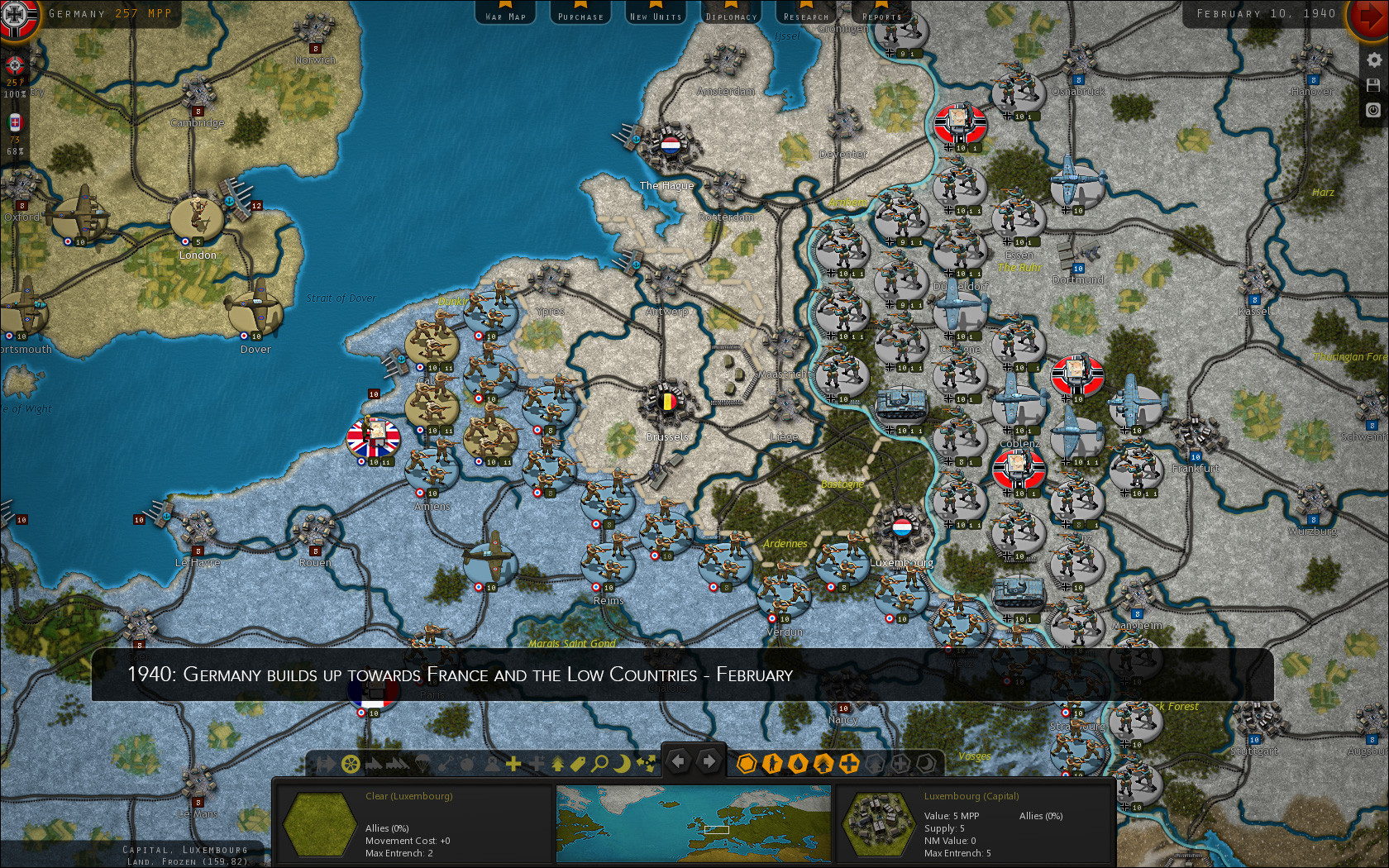Strategic Command WWII: War in Europe - кадр 1