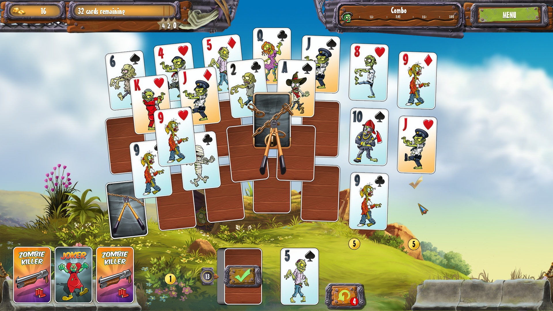 Zombie Solitaire 2 Chapter 2 - кадр 1