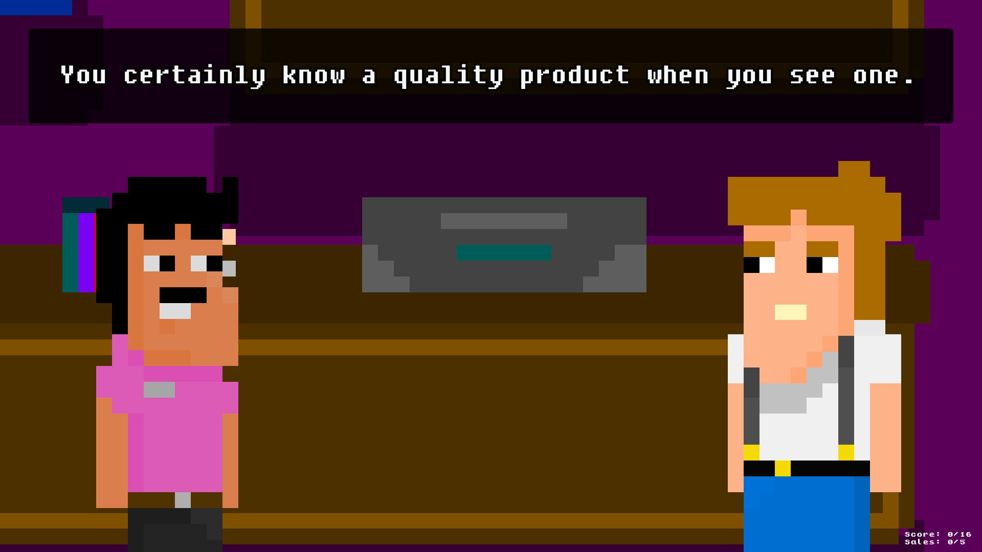 Sassy Salesman Simulator (itch) - кадр 1