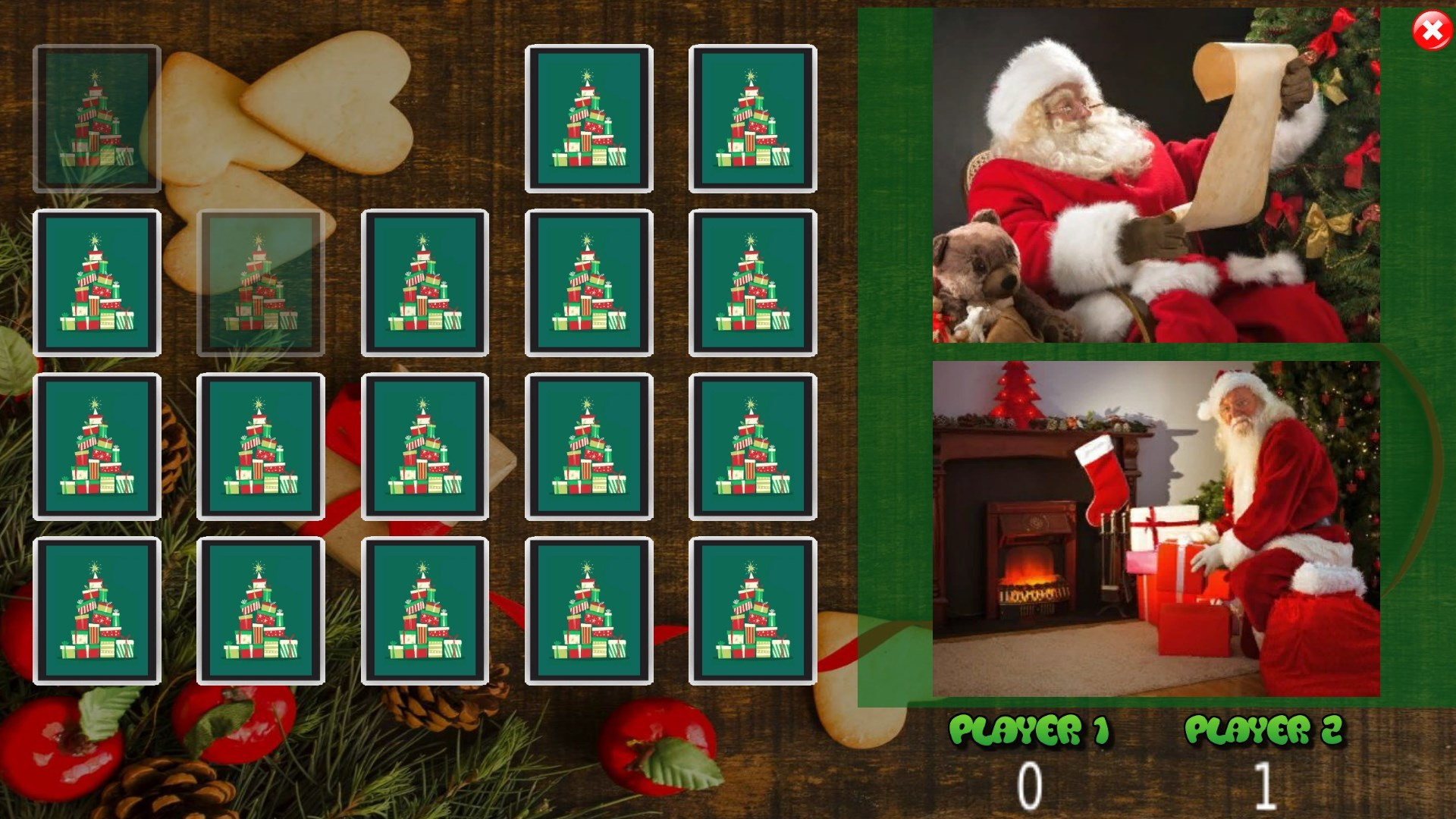 All Christmas Pairs Memory Game (itch) - кадр 1