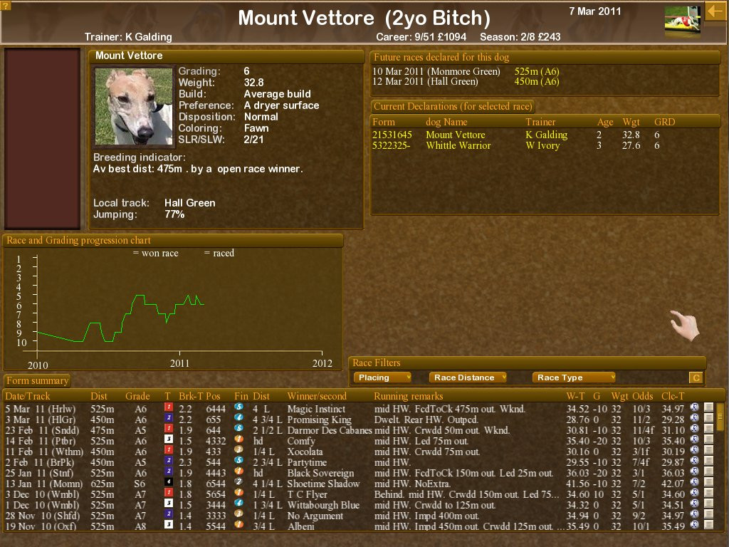 Greyhound Manager 2 - кадр 2