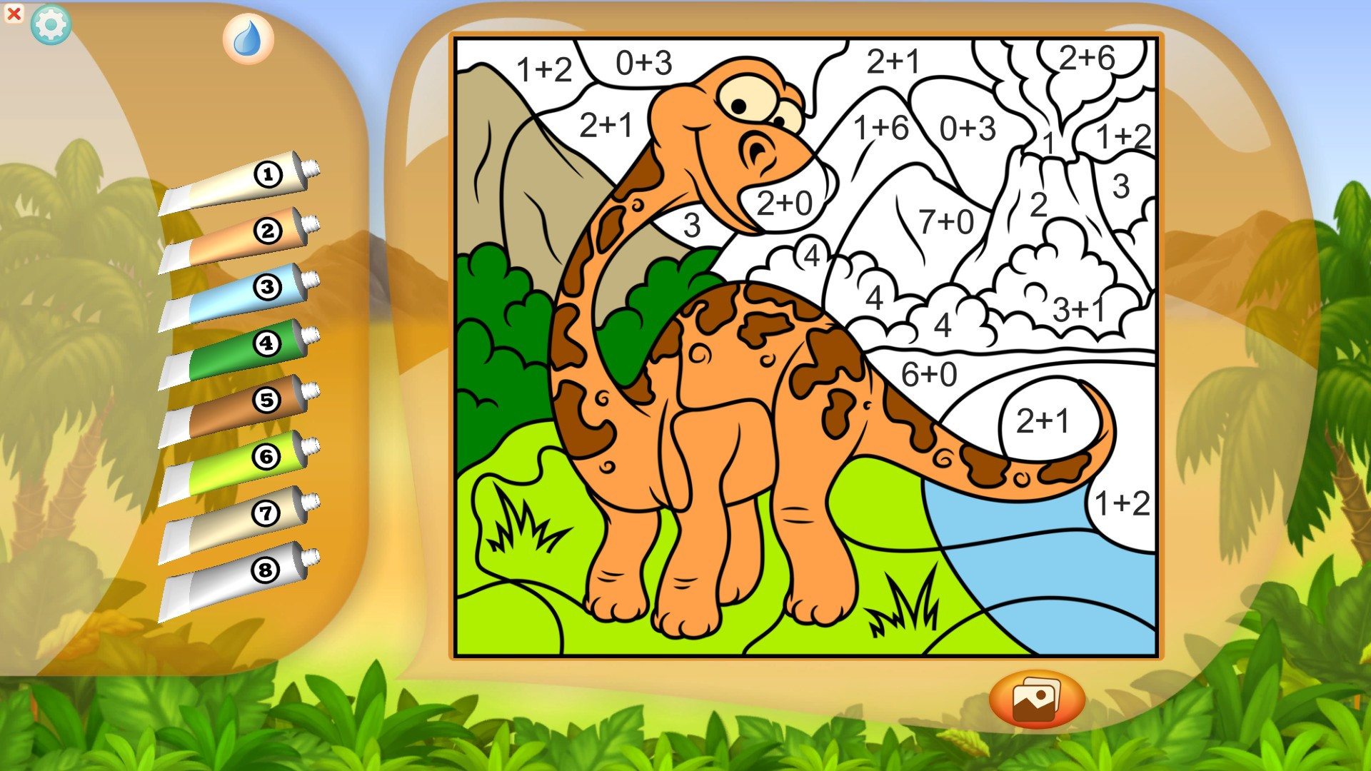 Color by Numbers - Dinosaurs - кадр 1