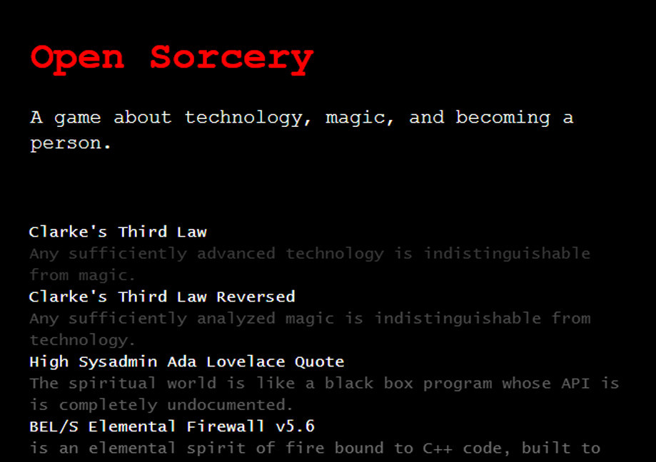 Open Sorcery - кадр 1