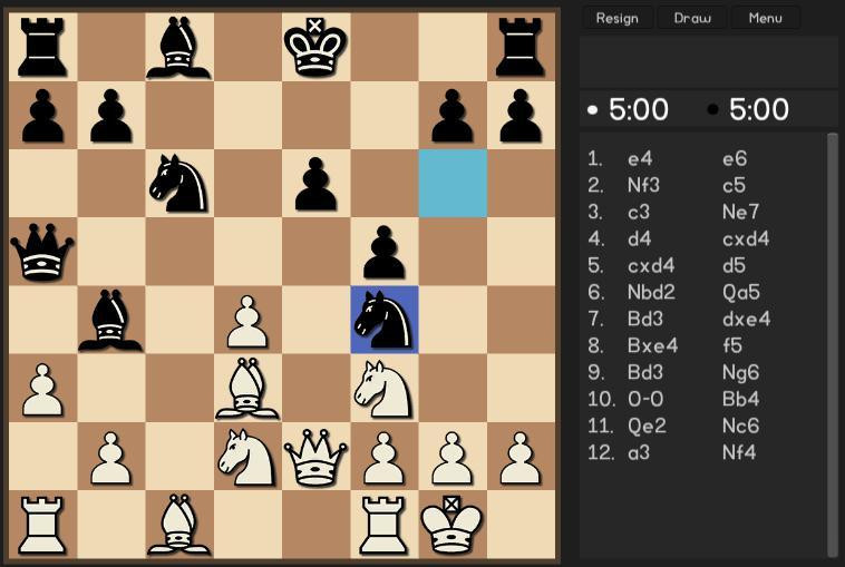 Blindfold Chess Trainer (itch) - кадр 2