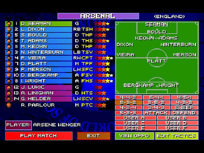 Sensible World of Soccer 96/97 - кадр 2