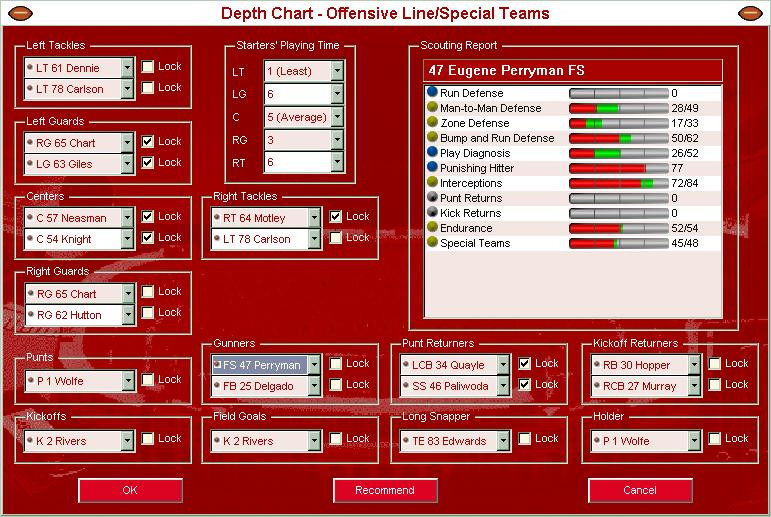 Front Office Football 2004 - кадр 1