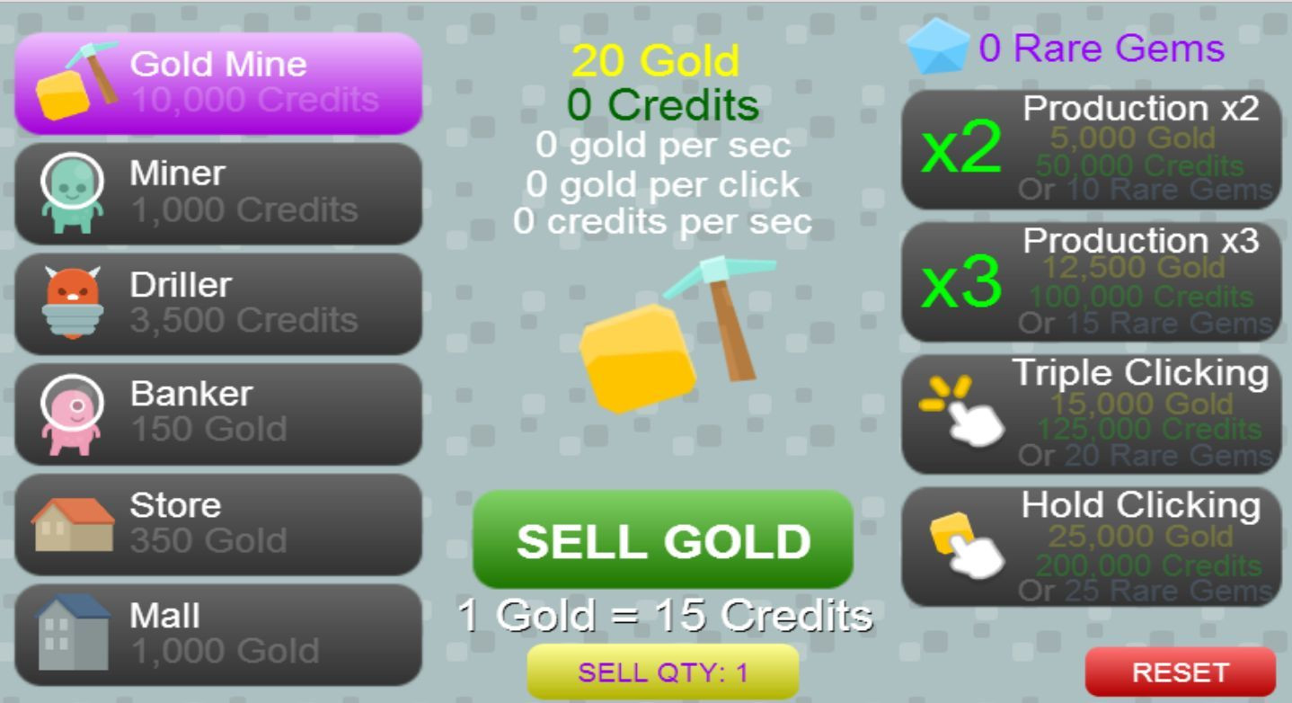 Golden Clicker (itch) - кадр 1