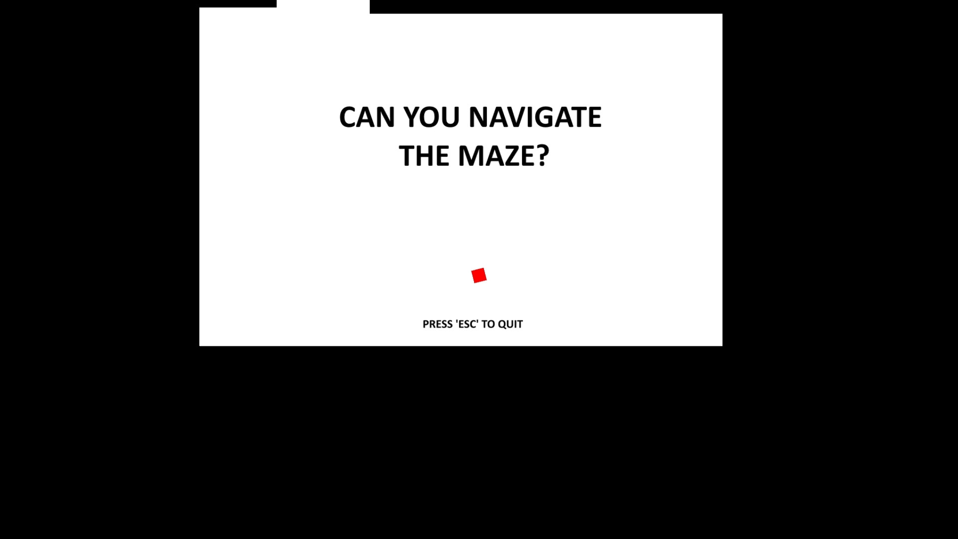 Can You Navigate the Maze? (itch) - кадр 2
