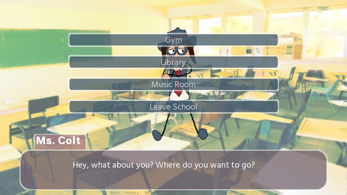 Guns & Lovers: A Dating Sim (itch) - кадр 1