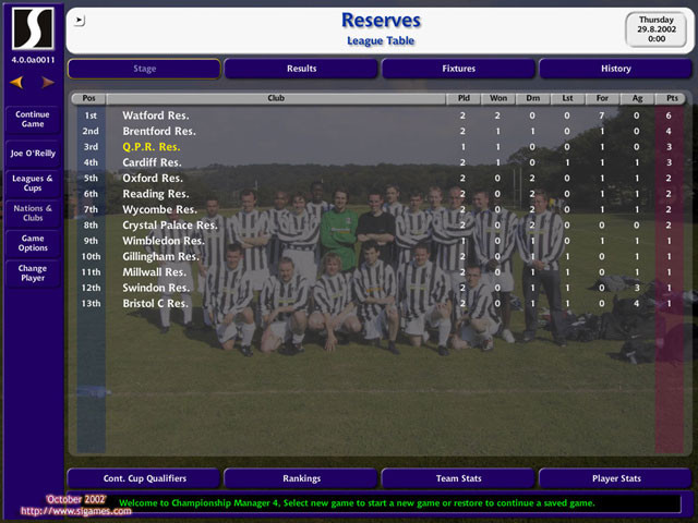 Championship Manager 4 - кадр 7