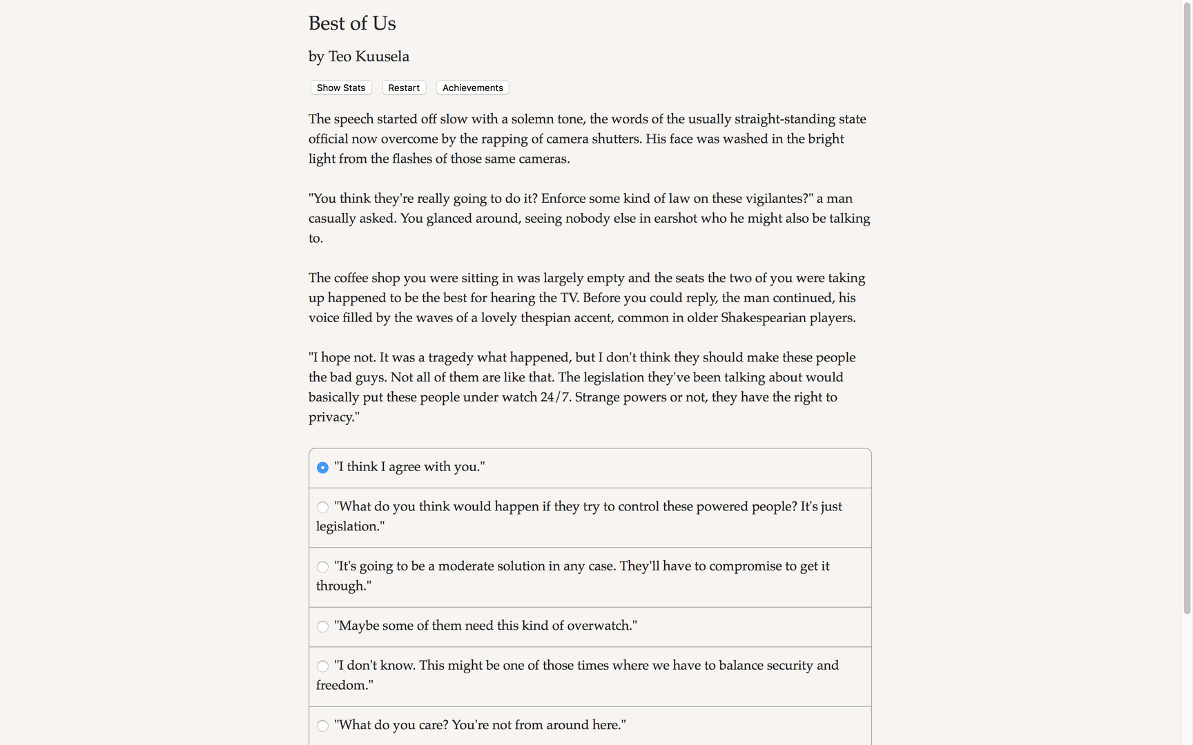 Best of Us - кадр 1