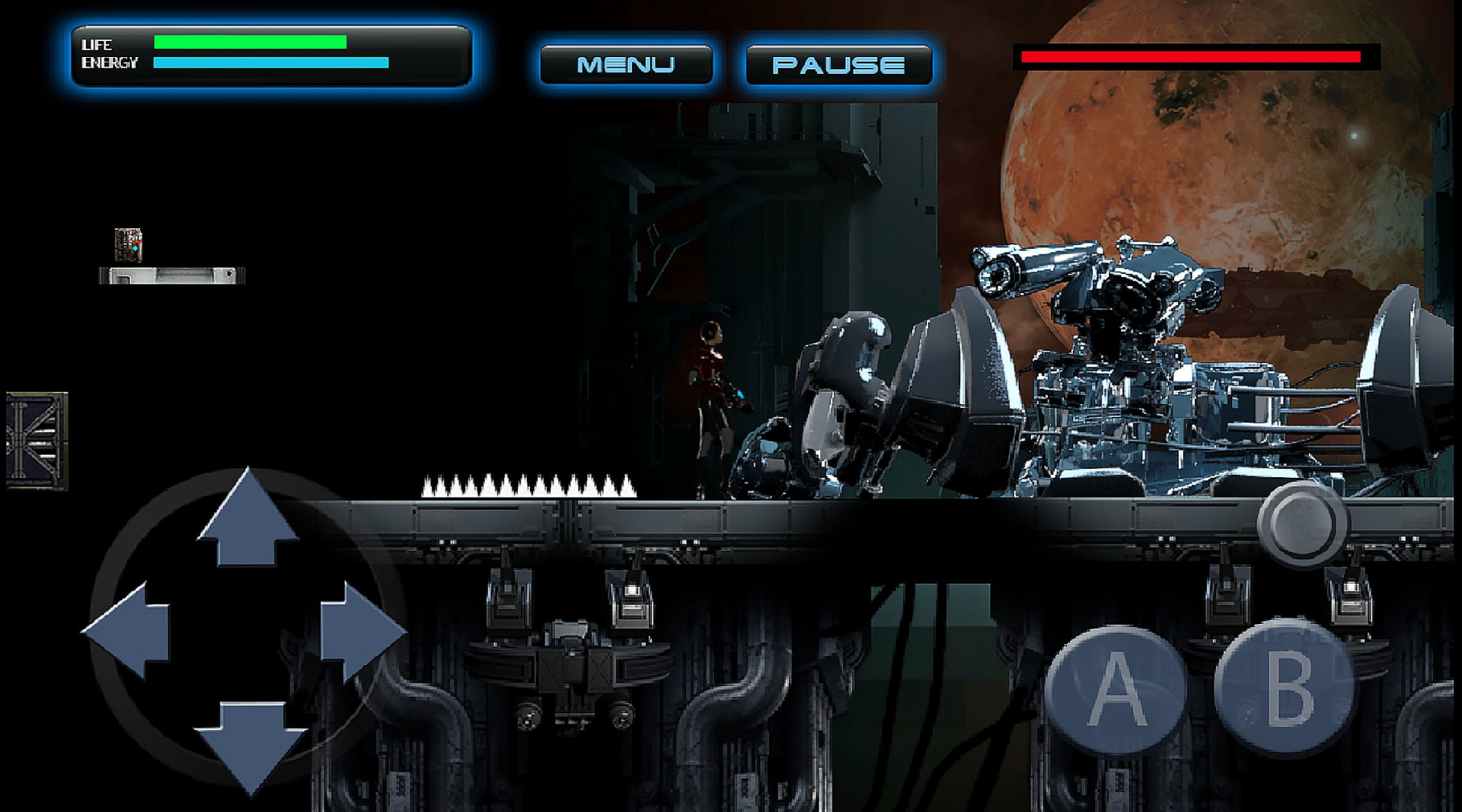 WAY BACK - Action sci fi platformer (itch) - кадр 1