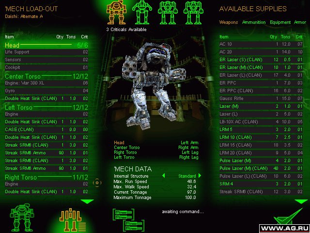 MechWarrior 3 - кадр 2