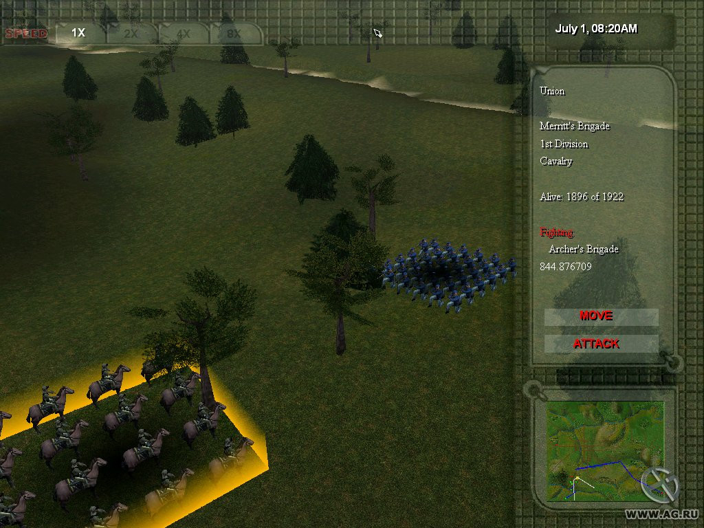 Civil War Battles: Gettysburg 1863 - кадр 1