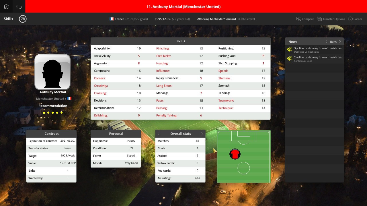 Global Soccer Manager 2019 - кадр 4