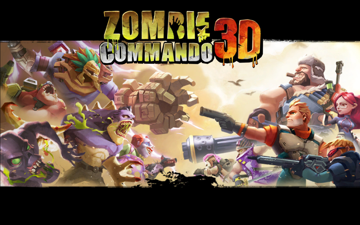 Zombie Commando 3D - кадр 1