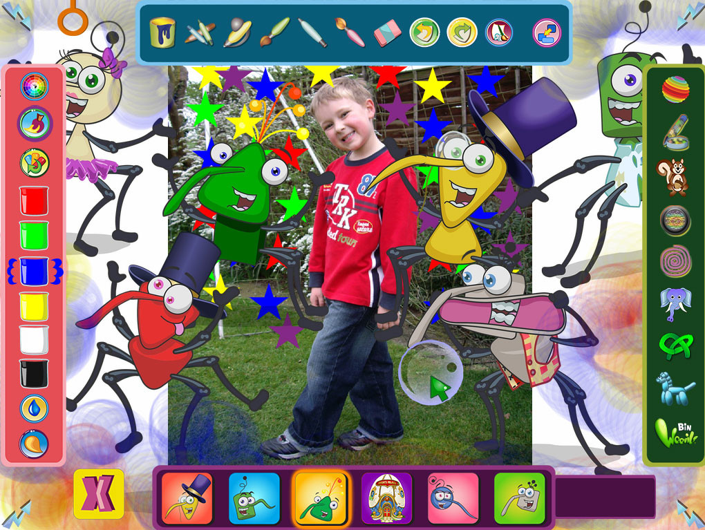 Bin Weevils Arty Arcade - кадр 2