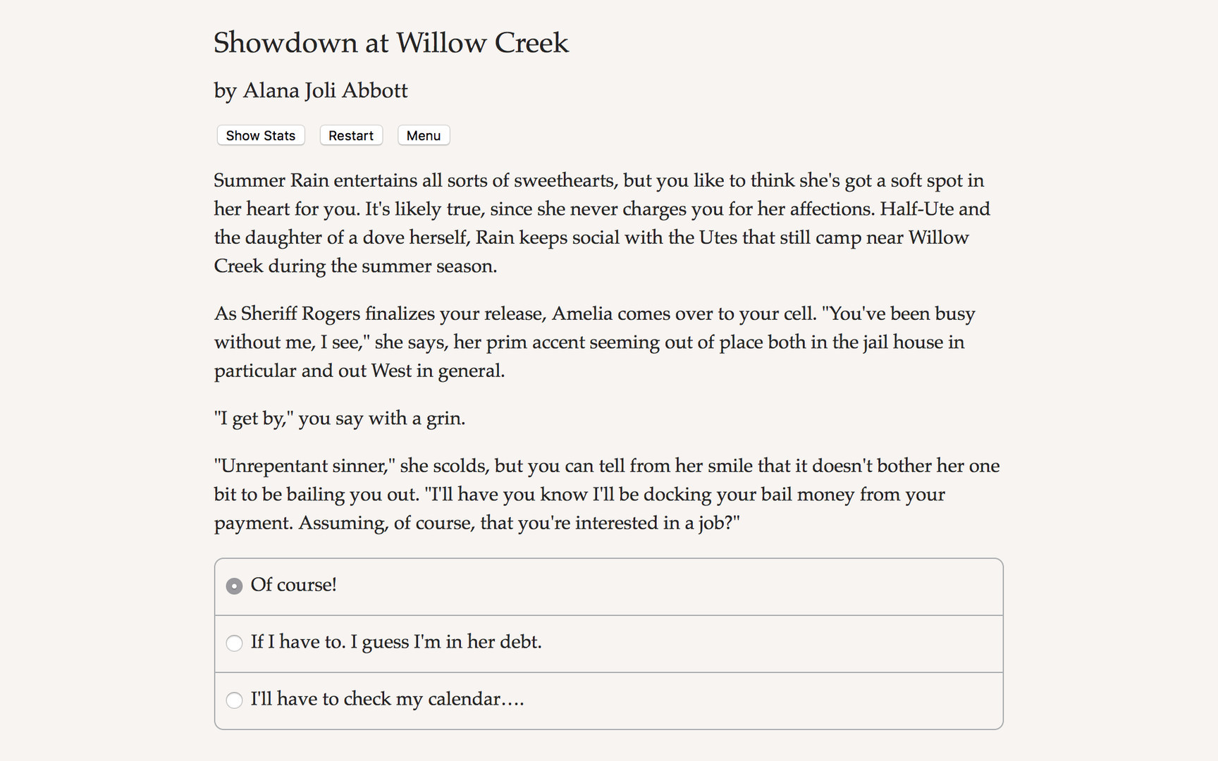 Showdown at Willow Creek - кадр 1