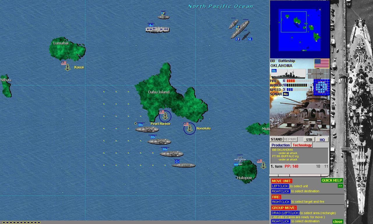 Battleship Game - Naval War WW2 (itch) - кадр 4