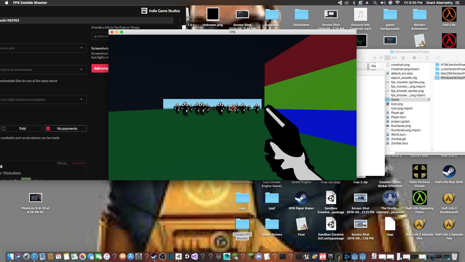 FPS Zombie Shooter (itch) - кадр 1