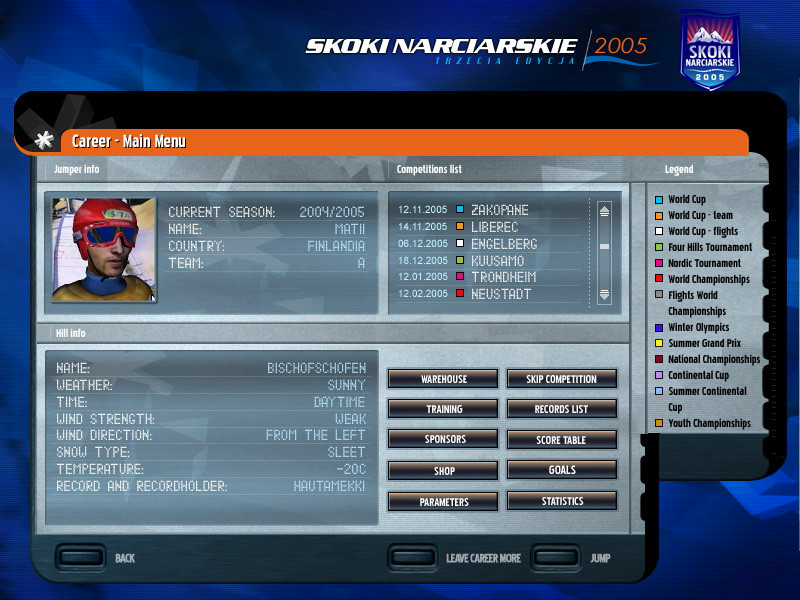 Ski Jumping 2005: Third Edition - кадр 3